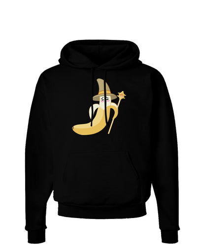 Ben Banana Wizard - Cute Fruit Halloween Dark Hoodie Sweatshirt-Hoodie-TooLoud-Black-Small-Davson Sales