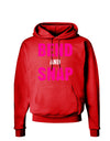 Bend and Snap Pink Text Dark Hoodie Sweatshirt-Hoodie-TooLoud-Red-Small-Davson Sales