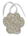 Benjamins Paw Print Shaped Ornament All Over Print by TooLoud-Ornament-TooLoud-White-Davson Sales