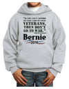 Bernie on Veterans and War Youth Hoodie Pullover Sweatshirt-Youth Hoodie-TooLoud-Ash-XS-Davson Sales