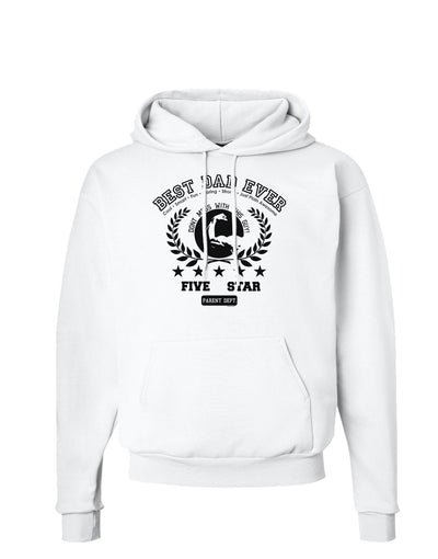 Best Dad Ever Collegiate Hoodie Sweatshirt-Hoodie-TooLoud-White-Small-Davson Sales