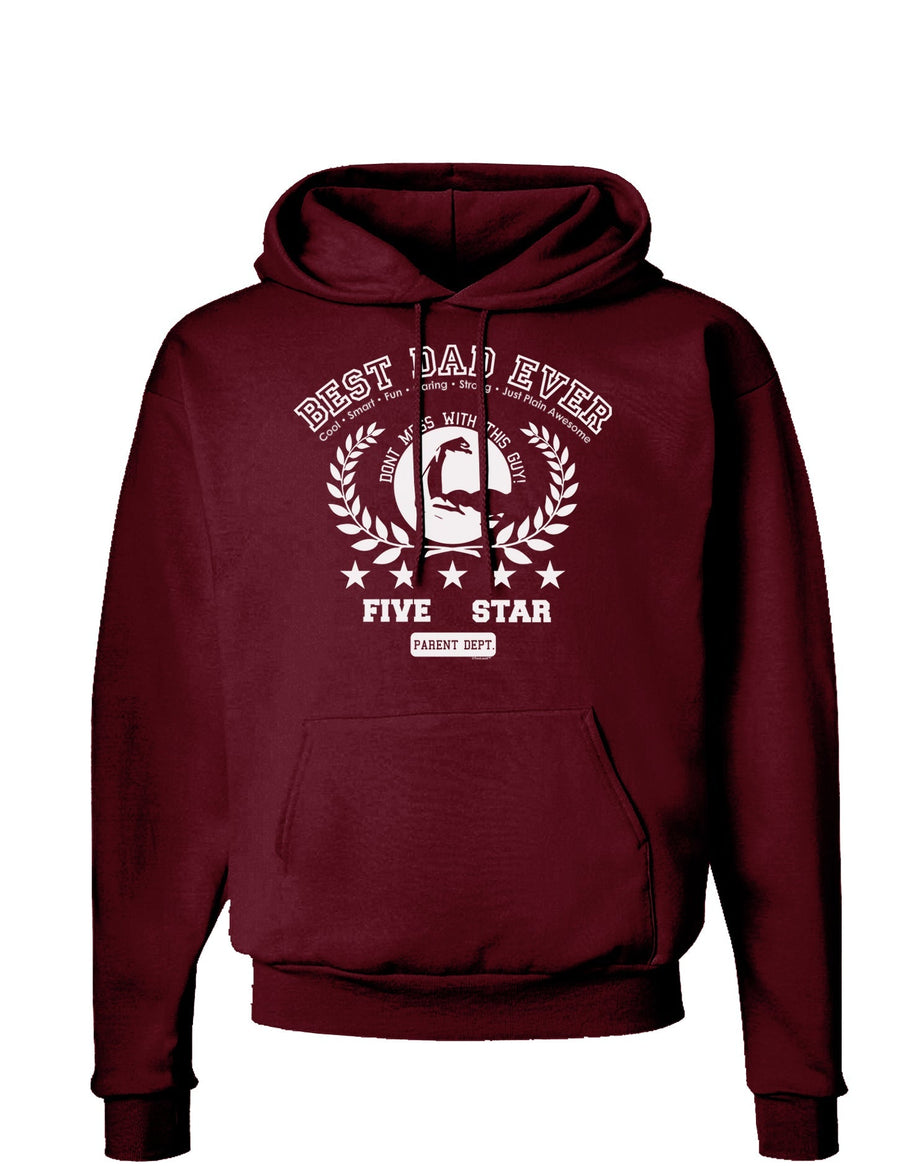 Best Dad Ever CollegiateDark Hoodie Sweatshirt-Hoodie-TooLoud-Black-Small-Davson Sales