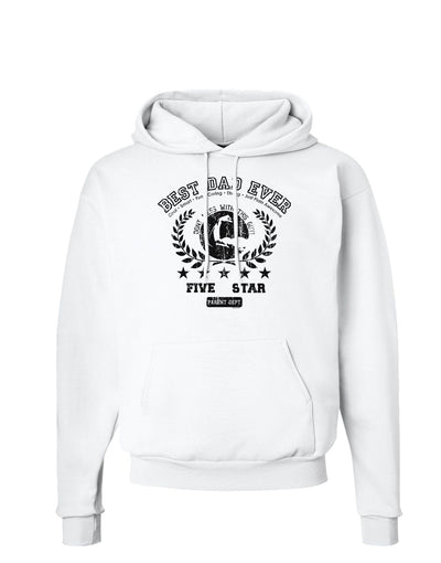 Best Dad Ever Distressed Collegiate Hoodie Sweatshirt-Hoodie-TooLoud-White-Small-Davson Sales