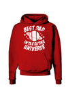 Best Dad in the Entire Universe Dark Hoodie Sweatshirt-Hoodie-TooLoud-Red-Small-Davson Sales