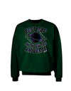 Best Dad in the Entire Universe - Galaxy Print Adult Dark Sweatshirt-Sweatshirts-TooLoud-Deep-Forest-Green-Small-Davson Sales
