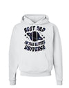 Best Dad in the Entire Universe - Galaxy Print Hoodie Sweatshirt-Hoodie-TooLoud-White-Small-Davson Sales