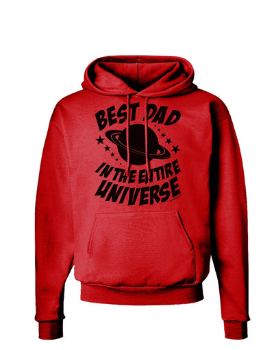 Best Dad in the Entire Universe Hoodie Sweatshirt-Hoodie-TooLoud-Red-Small-Davson Sales