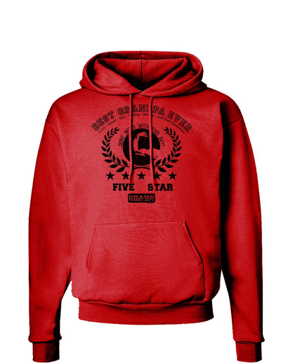 Best Grandpa Ever Collegiate Hoodie Sweatshirt-Hoodie-TooLoud-Red-Small-Davson Sales