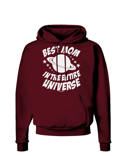 Best Mom in the Entire Universe Dark Hoodie Sweatshirt by TooLoud-Hoodie-TooLoud-Maroon-Small-Davson Sales