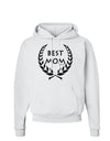 Best Mom - Wreath Design Hoodie Sweatshirt by TooLoud-Hoodie-TooLoud-White-Small-Davson Sales