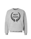 Best Mom - Wreath Design Sweatshirt by TooLoud-Sweatshirts-TooLoud-AshGray-Small-Davson Sales