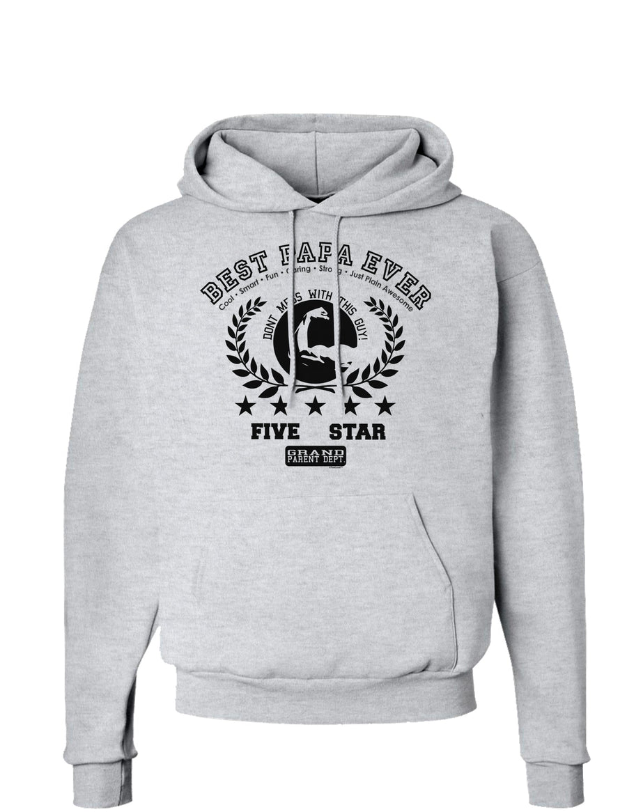 Best Papa Ever Collegiate Hoodie Sweatshirt-Hoodie-TooLoud-White-Small-Davson Sales