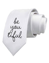 BeYouTiful - Beautiful Printed White Necktie