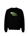 Big Bass Fish Adult Dark Sweatshirt-Sweatshirts-TooLoud-Black-Small-Davson Sales