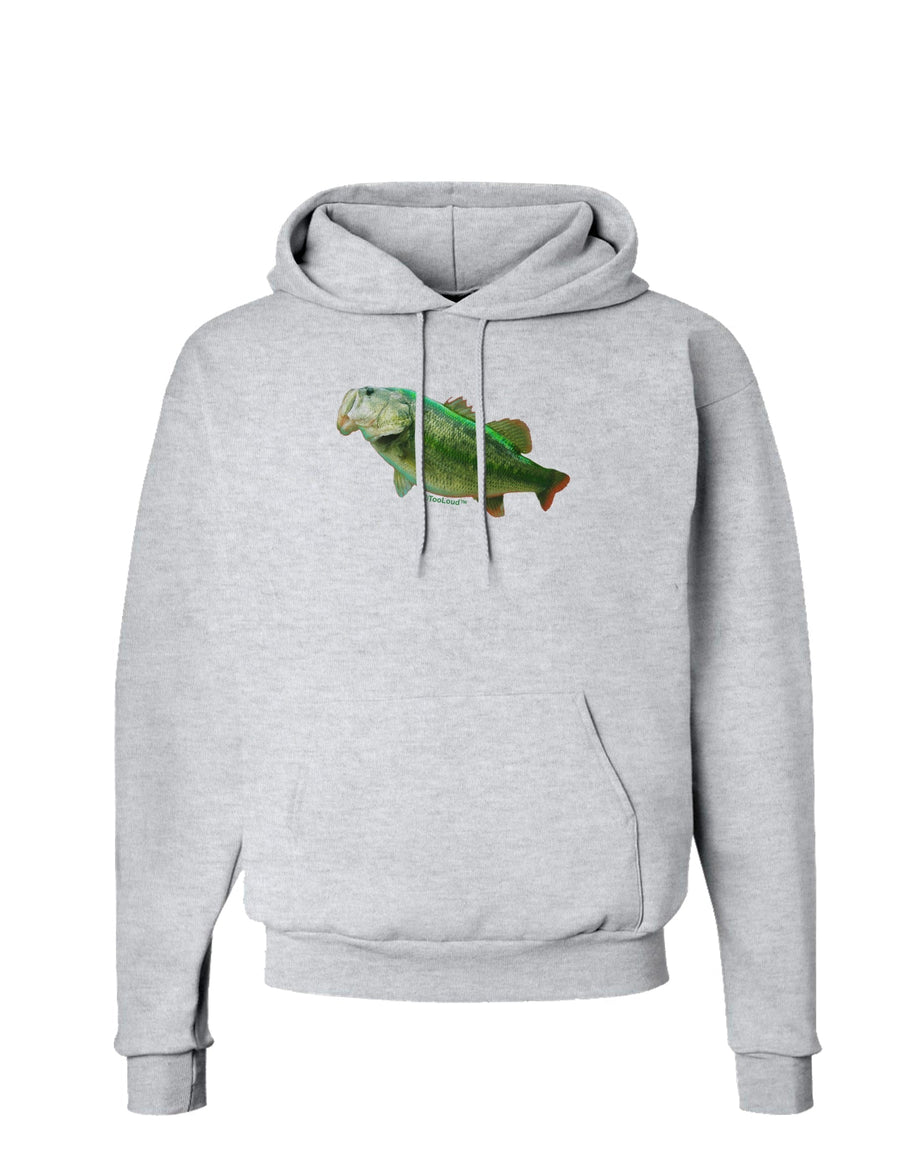 Big Bass Fish Hoodie Sweatshirt-Hoodie-TooLoud-White-Small-Davson Sales