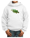 Big Bass Fish Youth Hoodie Pullover Sweatshirt-Youth Hoodie-TooLoud-White-XS-Davson Sales