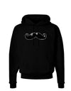 Big Black Mustache Dark Hoodie Sweatshirt-Hoodie-TooLoud-Black-Small-Davson Sales