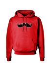 Big Black Mustache Dark Hoodie Sweatshirt-Hoodie-TooLoud-Red-Small-Davson Sales