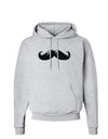 Big Black Mustache Hoodie Sweatshirt-Hoodie-TooLoud-AshGray-Small-Davson Sales