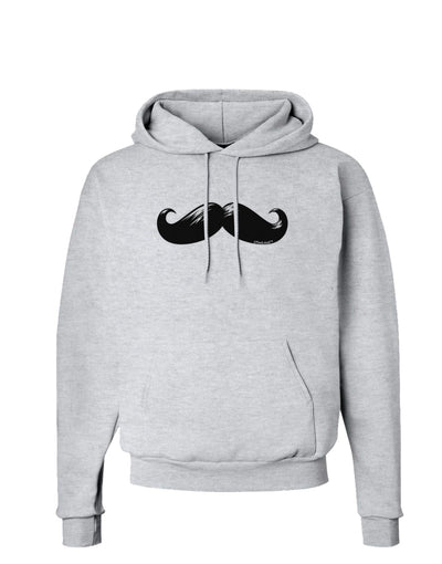 Big Black Mustache Hoodie Sweatshirt-Hoodie-TooLoud-AshGray-Small-Davson Sales