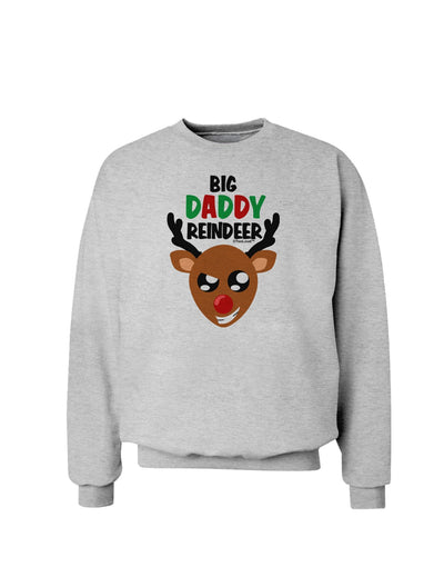 Big Daddy Reindeer Matching Deer Sweatshirt-Sweatshirts-TooLoud-AshGray-XXX-Large-Davson Sales