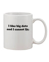 Big Data Enthusiast 11 oz Coffee Mug - TooLoud-11 OZ Coffee Mug-TooLoud-White-Davson Sales