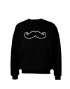 Big Fancy Mustache Adult Dark Sweatshirt-Sweatshirts-TooLoud-Black-Small-Davson Sales