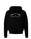 Big Fancy Mustache Dark Hoodie Sweatshirt-Hoodie-TooLoud-Black-Small-Davson Sales