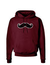 Big Fancy Mustache Dark Hoodie Sweatshirt-Hoodie-TooLoud-Maroon-Small-Davson Sales