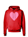 Big Pink Heart Valentine's Day Dark Hoodie Sweatshirt-Hoodie-TooLoud-Red-Small-Davson Sales