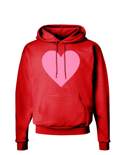 Big Pink Heart Valentine's Day Dark Hoodie Sweatshirt-Hoodie-TooLoud-Red-Small-Davson Sales