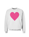 Big Pink Heart Valentine's Day Sweatshirt-Sweatshirt-TooLoud-White-Small-Davson Sales