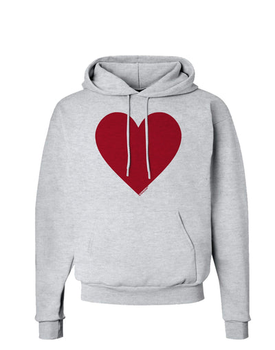 Big Red Heart Valentine's Day Hoodie Sweatshirt-Hoodie-TooLoud-AshGray-Small-Davson Sales