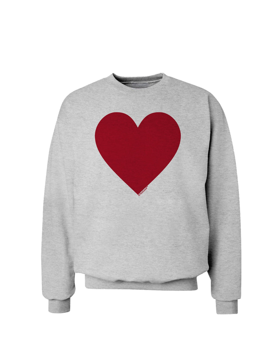 Big Red Heart Valentine's Day Sweatshirt-Sweatshirt-TooLoud-White-Small-Davson Sales