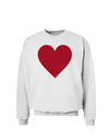 Big Red Heart Valentine's Day Sweatshirt-Sweatshirt-TooLoud-White-Small-Davson Sales