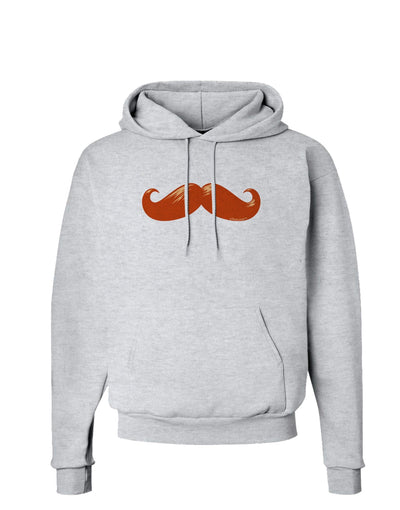 Big Redhead Mustache Hoodie Sweatshirt-Hoodie-TooLoud-AshGray-Small-Davson Sales