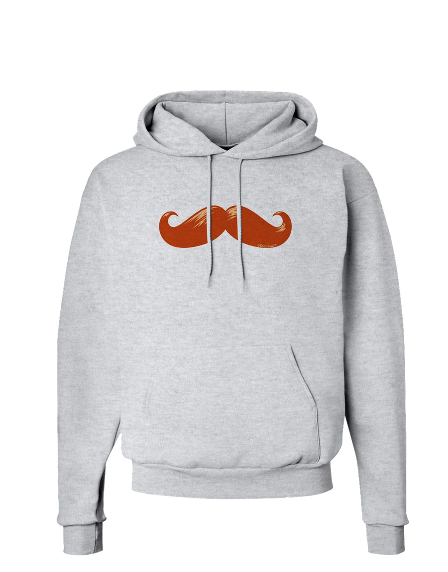 Big Redhead Mustache Hoodie Sweatshirt-Hoodie-TooLoud-White-Small-Davson Sales