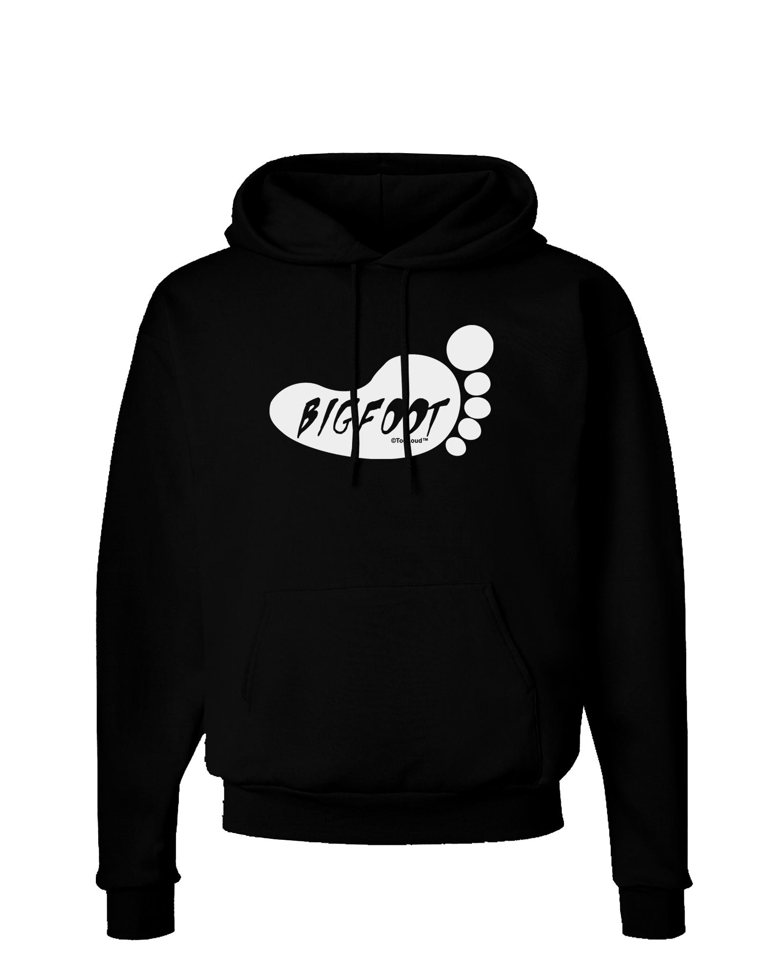Bigfoot Dark Hoodie Sweatshirt by TooLoud-Hoodie-TooLoud-Black-Small-Davson Sales