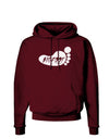 Bigfoot Dark Hoodie Sweatshirt by TooLoud-Hoodie-TooLoud-Maroon-Small-Davson Sales