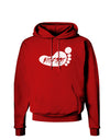 Bigfoot Dark Hoodie Sweatshirt by TooLoud-Hoodie-TooLoud-Red-Small-Davson Sales