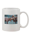 Bighorn Head Butt Printed 11 oz Coffee Mug - Expertly Crafted Drinkware-11 OZ Coffee Mug-TooLoud-White-Davson Sales