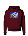 Bighorn Ram Dark Hoodie Sweatshirt-Hoodie-TooLoud-Maroon-Small-Davson Sales