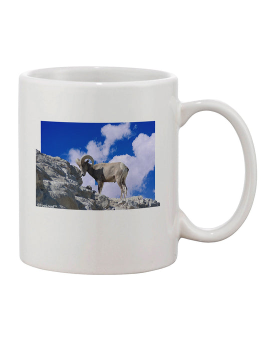 Bighorn Ram Inspired 11 oz Coffee Mug - Exquisite Drinkware TooLoud-11 OZ Coffee Mug-TooLoud-White-Davson Sales