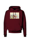 Bighorn Ram Watercolor Dark Hoodie Sweatshirt-Hoodie-TooLoud-Maroon-Small-Davson Sales