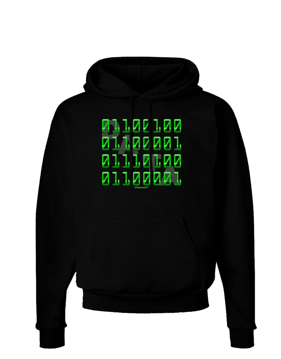 Binary Data Green Dark Hoodie Sweatshirt-Hoodie-TooLoud-Black-XXX-Large-Davson Sales