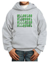 Binary Data Green Youth Hoodie Pullover Sweatshirt-Youth Hoodie-TooLoud-Ash-XL-Davson Sales