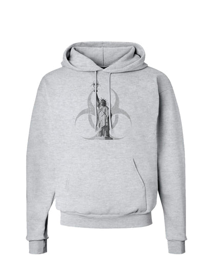 Biohazard Statue of Liberty Hoodie Sweatshirt-Hoodie-TooLoud-AshGray-Small-Davson Sales