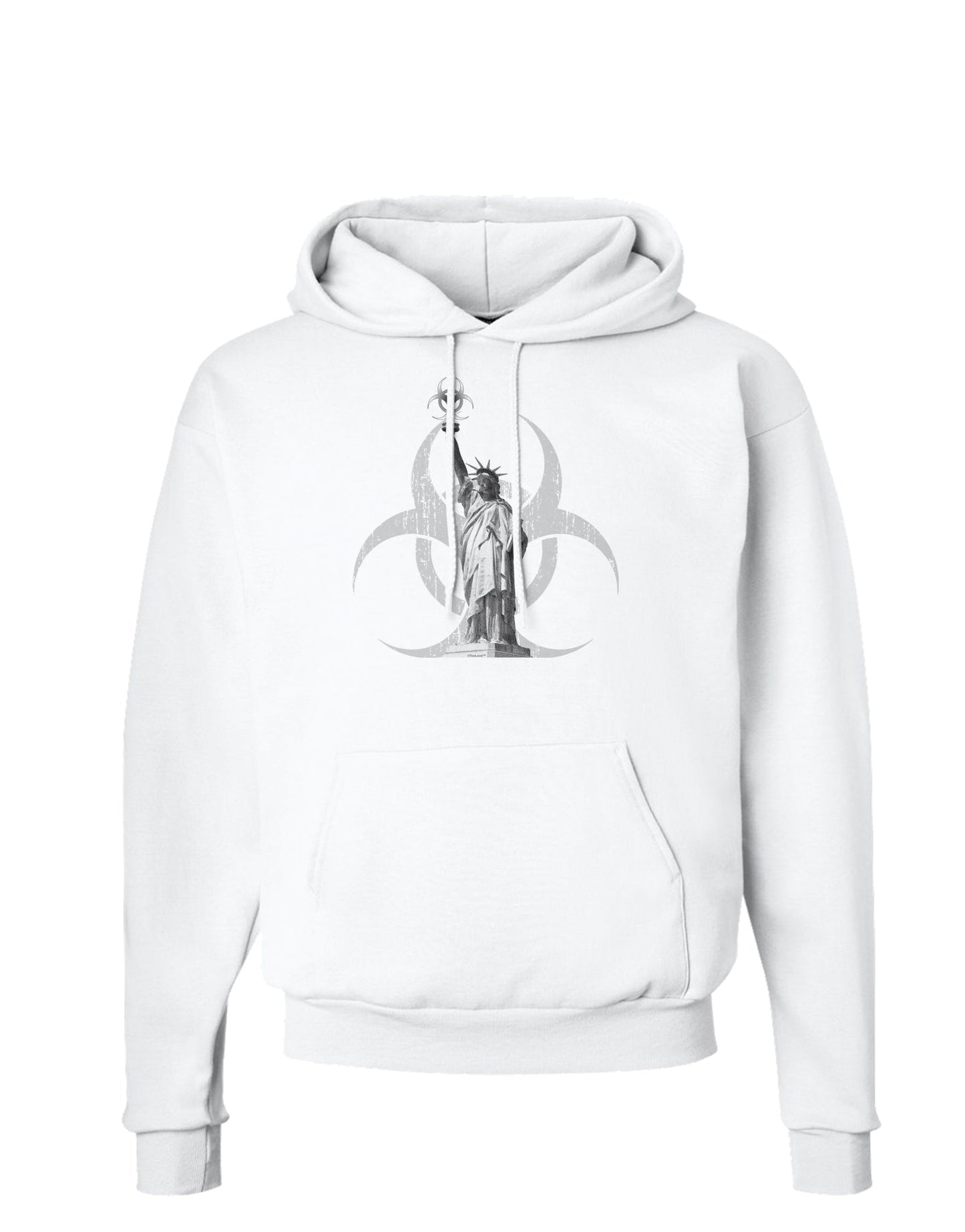 Biohazard Statue of Liberty Hoodie Sweatshirt-Hoodie-TooLoud-White-Small-Davson Sales