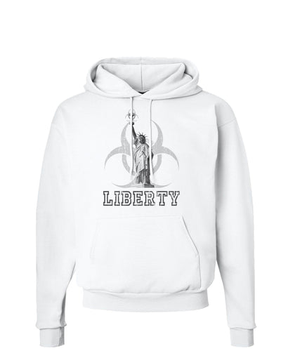 Biohazard Statue of Liberty - Liberty Hoodie Sweatshirt-Hoodie-TooLoud-White-Small-Davson Sales