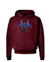 Biohazard Symbol Blue Stone - Apocalypse Dark Hoodie Sweatshirt-Hoodie-TooLoud-Maroon-Small-Davson Sales